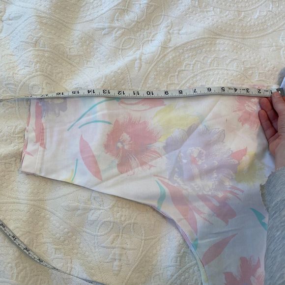 Vintage Ardmore size Medium Made in USA Pastel Garden Button Down Shirt - Picture 9 of 9